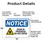 Signmission Exam In Progress Do Not Enter OSHA Notice Sign, Aluminum, 14in W x 10in L, 2PK OS-2PACK-NS-A-1014-L-12201 - alternate 8